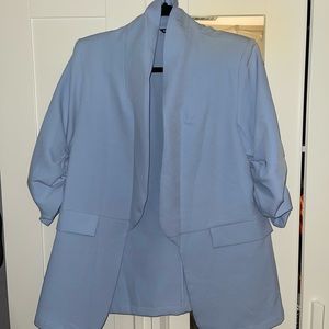 baby blue blazer